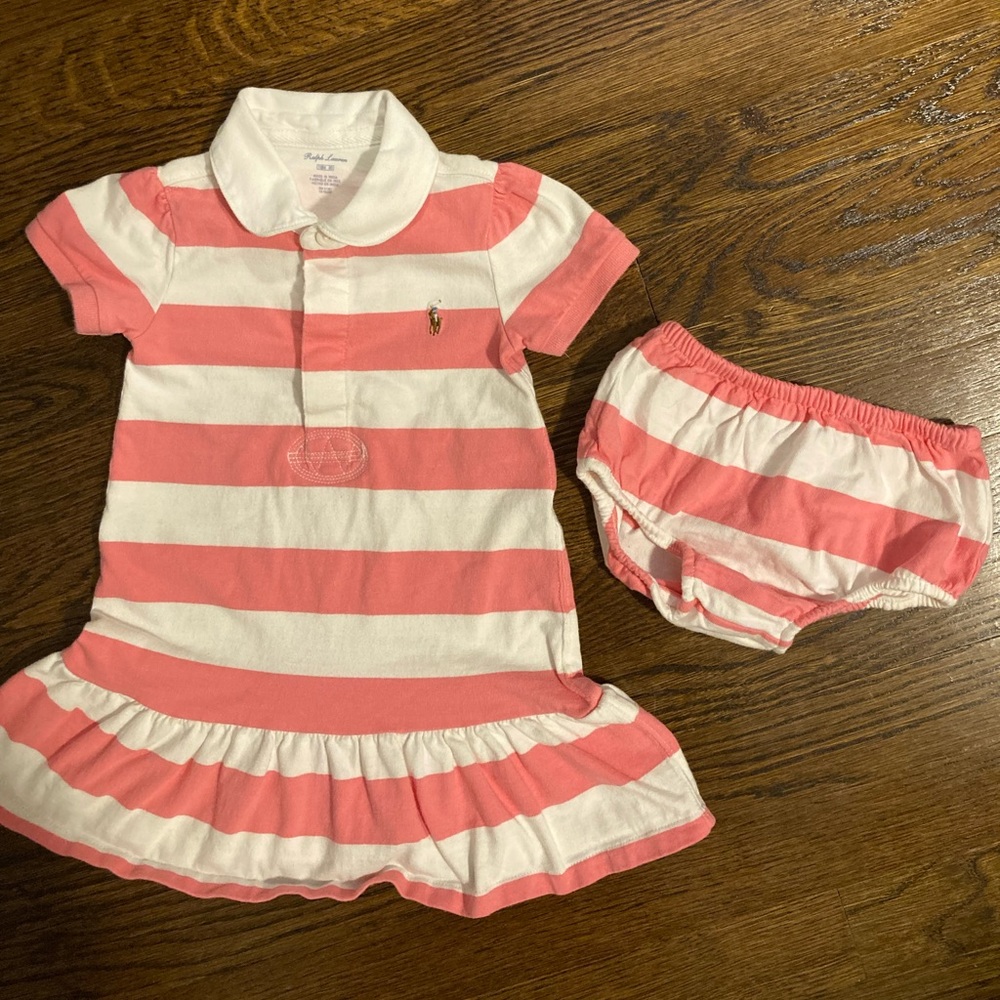 Ralph Lauren 18 Month Summer Dress and Bloomer Set